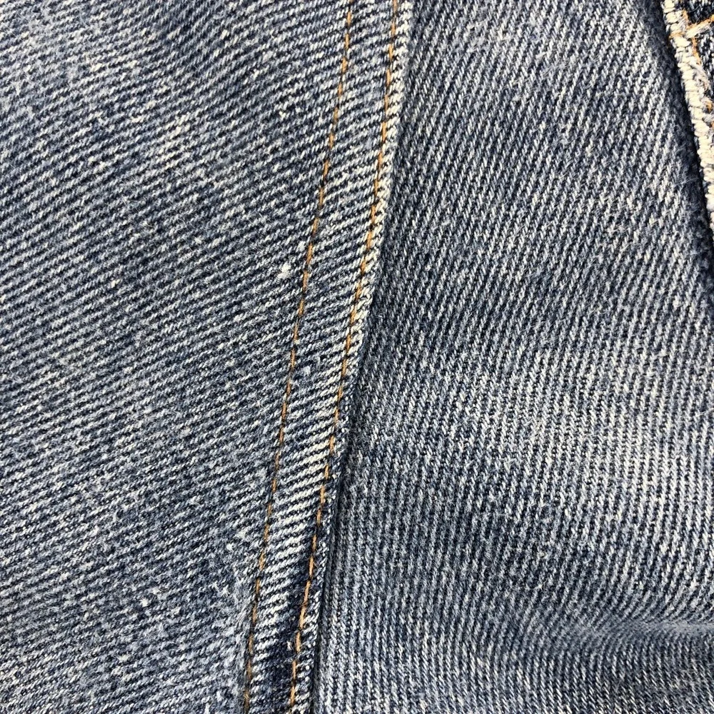 Vintage Levis Jeans Womens 28x29 Blue 517 Bootcut Raw Hem 90s Made In USA